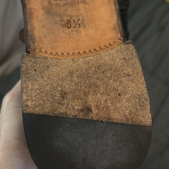 🖤 GUCCI 🖤 🇮🇹 Authentic Double Monk Strap Brogue Black Leather Shoe Men 8.5 9 - Picture 15 of 15